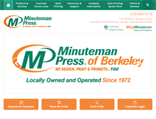 Tablet Screenshot of e-minutemanpress.com